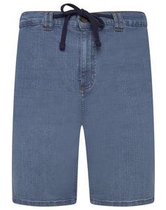 Kam Elasticated Stretch Denim Shorts Light Used